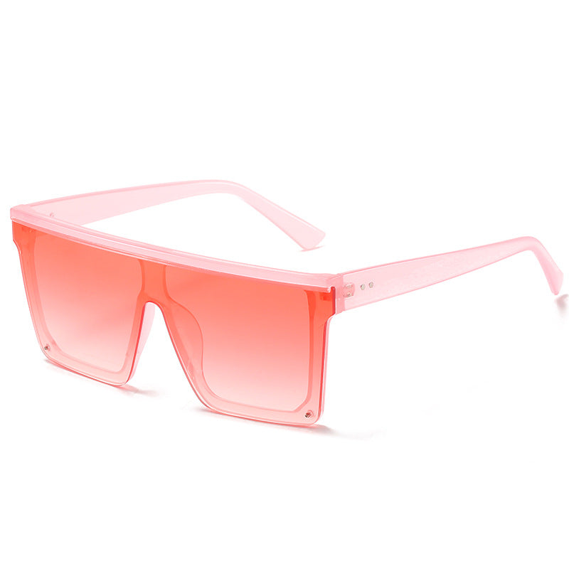 Square Oversized Big Flat Top High Quality Sunglasses UV Protection