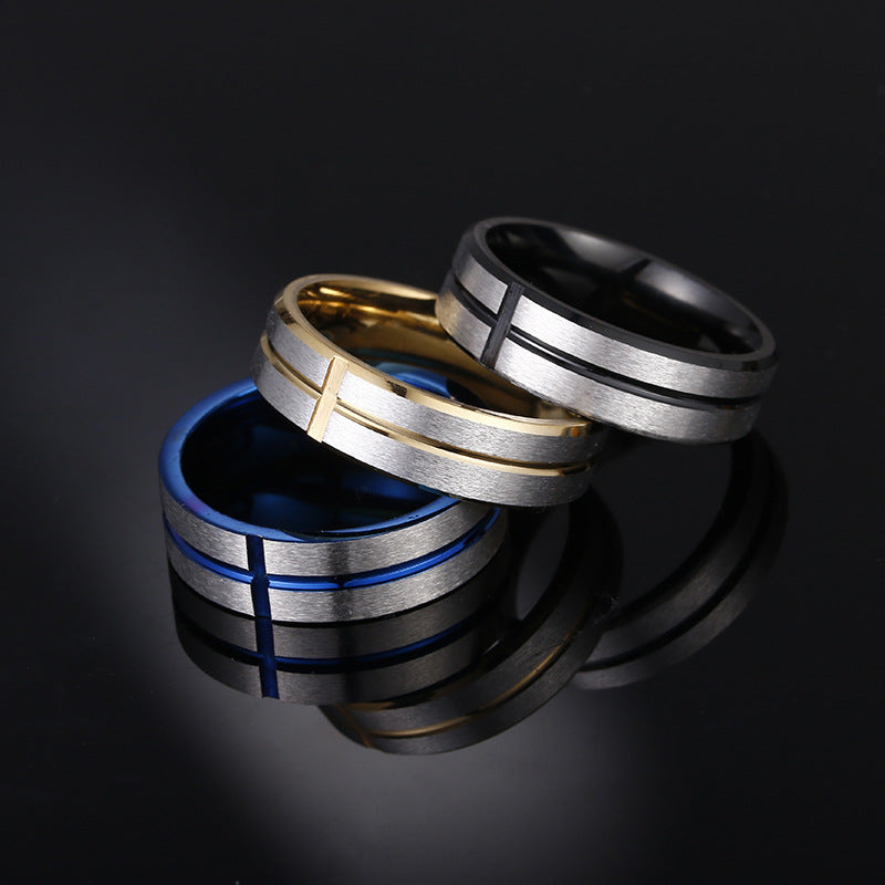 Fashion Geometric 201 Stainless Steel No Inlaid Gold Plated Unisex