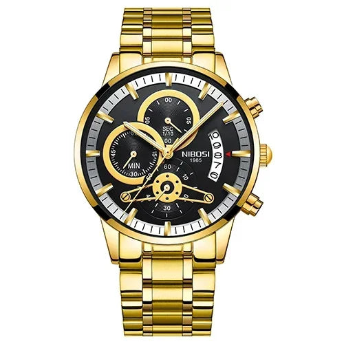 Luxury Top Brand Gold Watch Waterproof