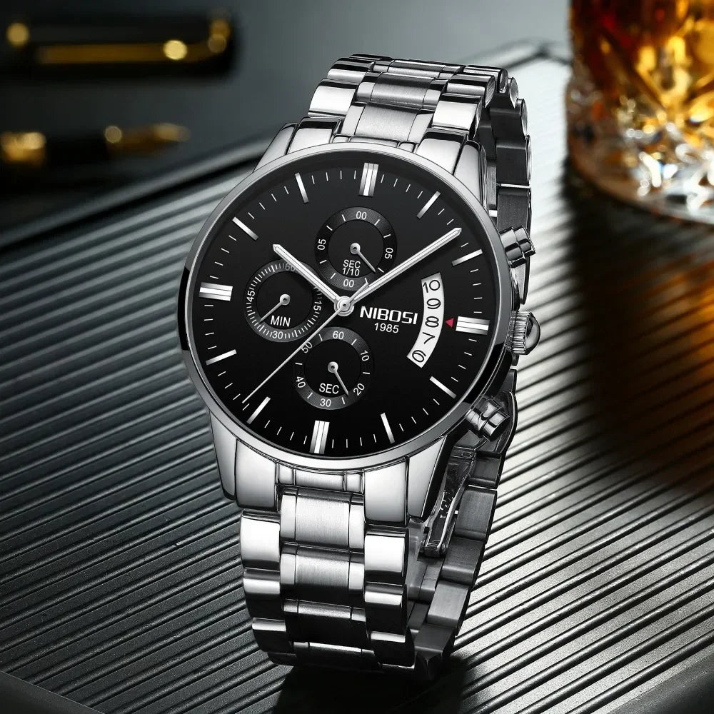 Famous Men's Fashion Casual Dress Watch Military Quartz Wristwatches Saat