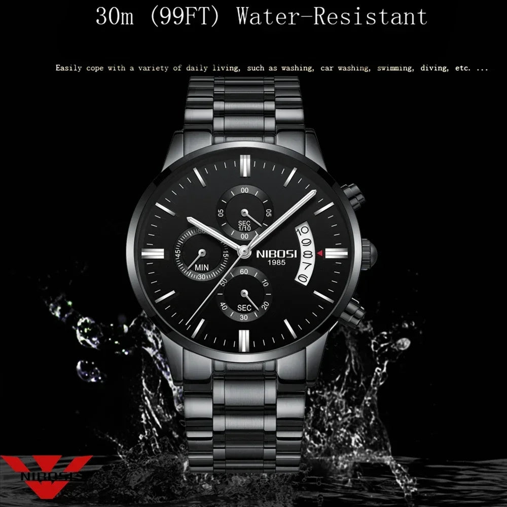 Famous Men's Fashion Casual Dress Watch Military Quartz Wristwatches Saat