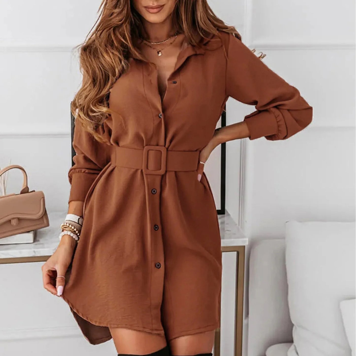 Elegant Dresses for Women Casual Shirt Dresses Spring Dresses for Women