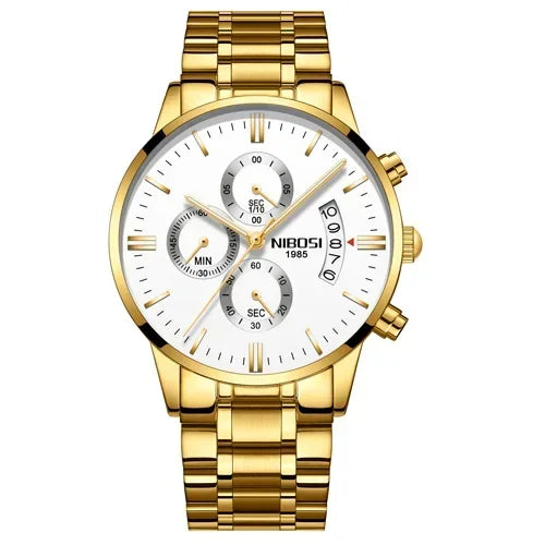 Luxury Top Brand Gold Watch Waterproof