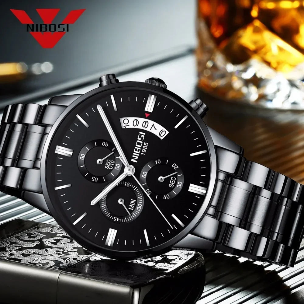 Famous Men's Fashion Casual Dress Watch Military Quartz Wristwatches Saat