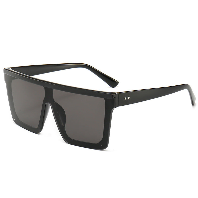 Square Oversized Big Flat Top High Quality Sunglasses UV Protection