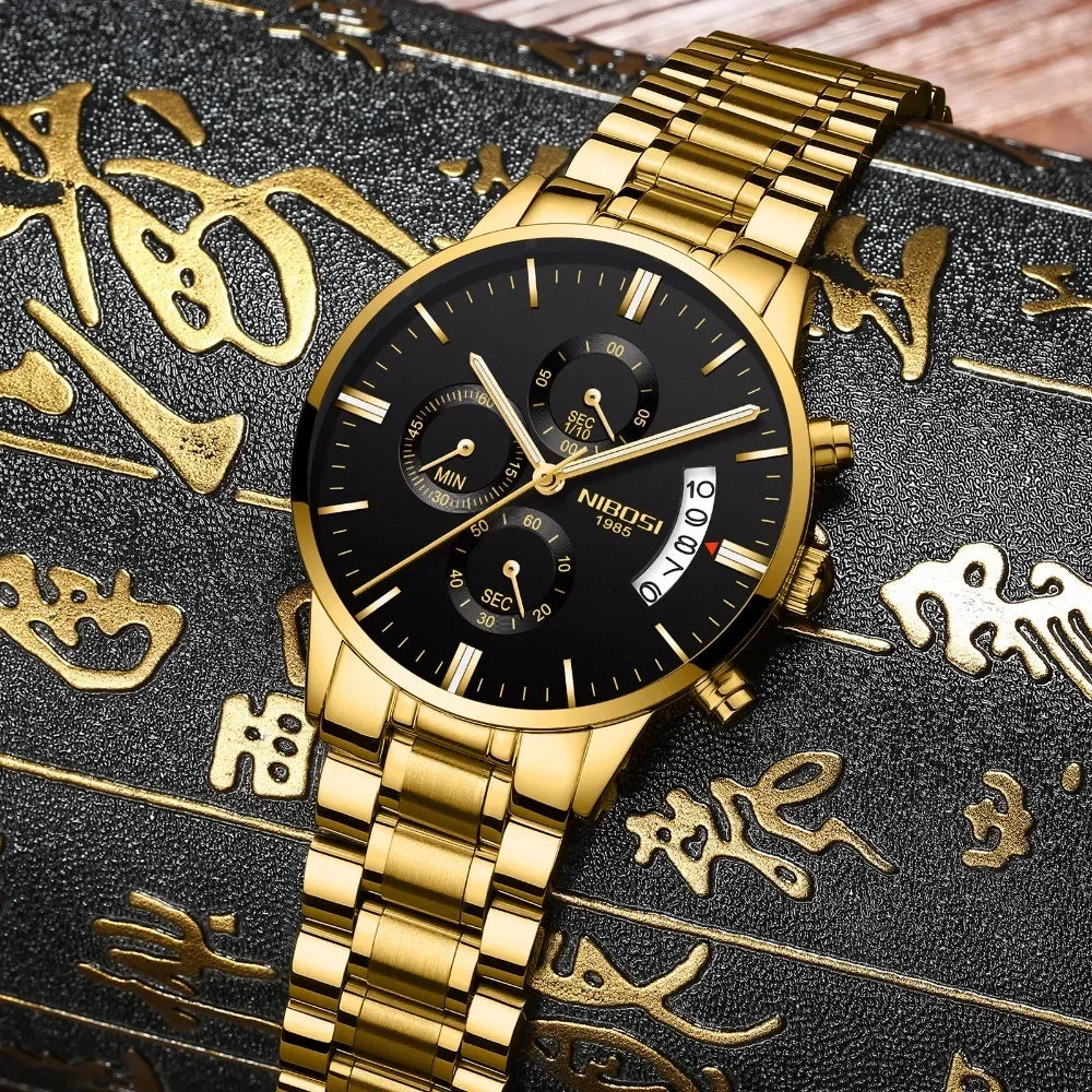 Famous Men's Fashion Casual Dress Watch Military Quartz Wristwatches Saat