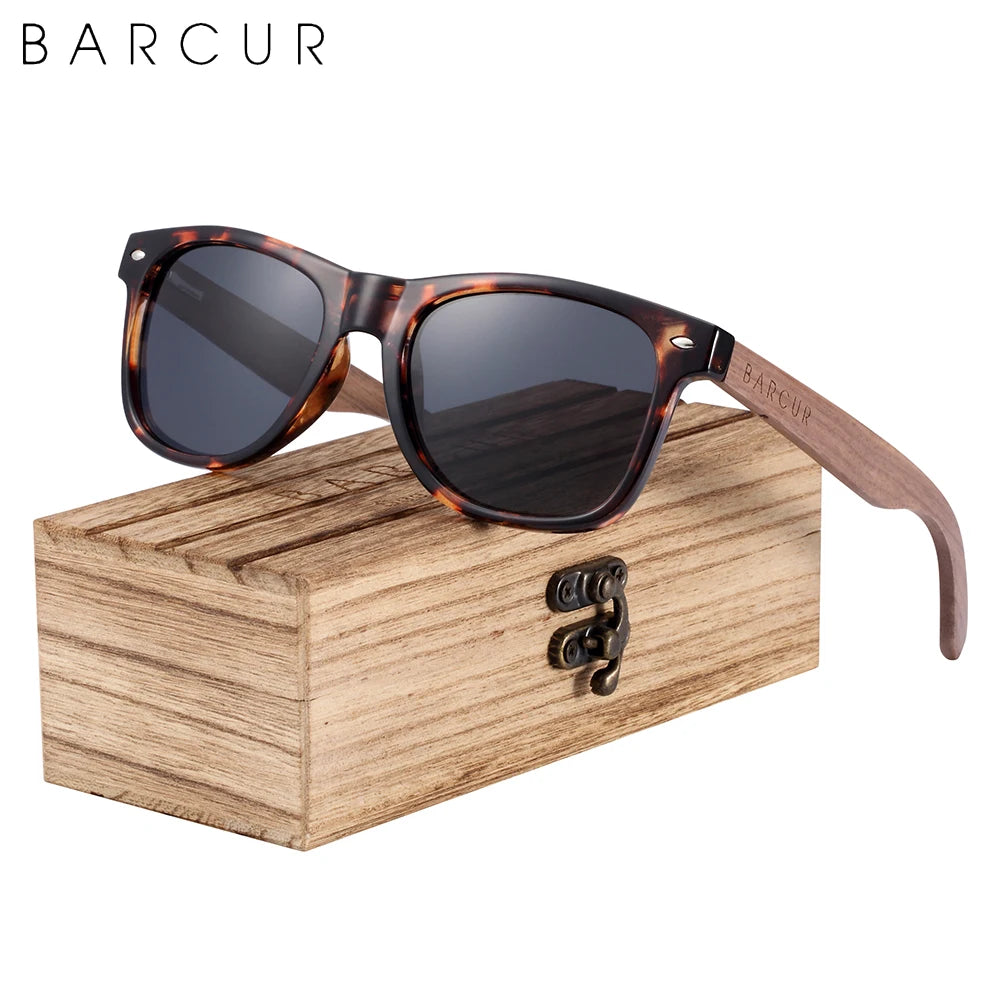 Wood Polarized Sunglasses Wooden Original Box