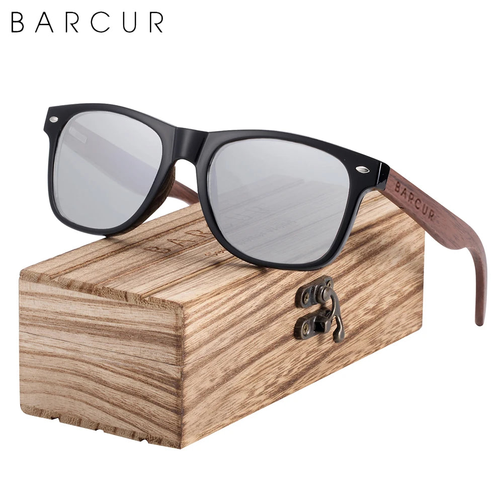 Wood Polarized Sunglasses Wooden Original Box