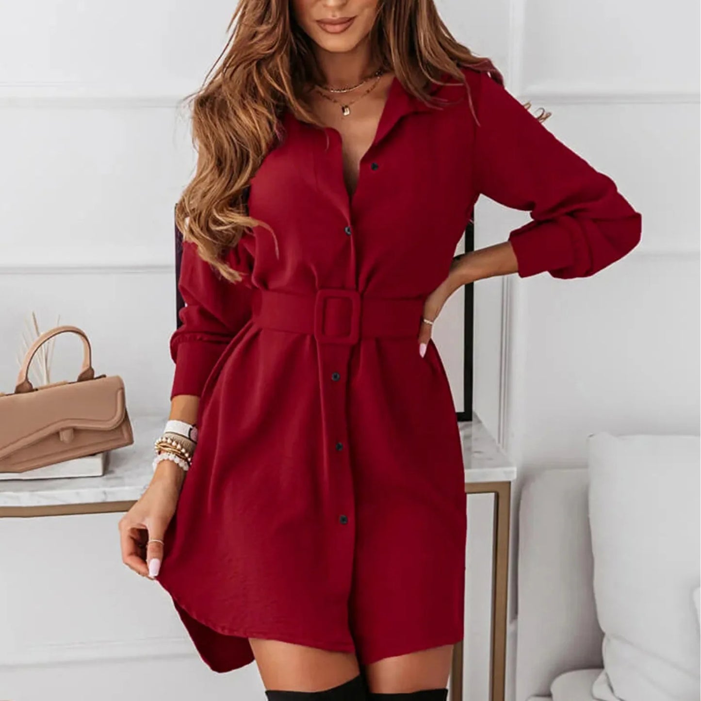 Elegant Dresses for Women Casual Shirt Dresses Spring Dresses for Women