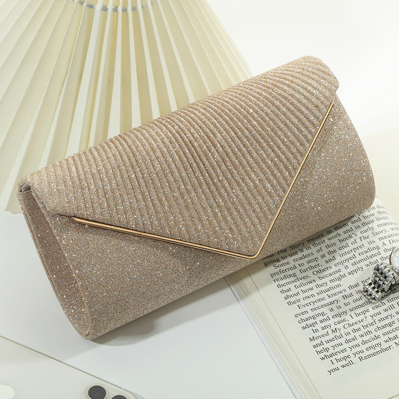 polyester solid color square evening bags