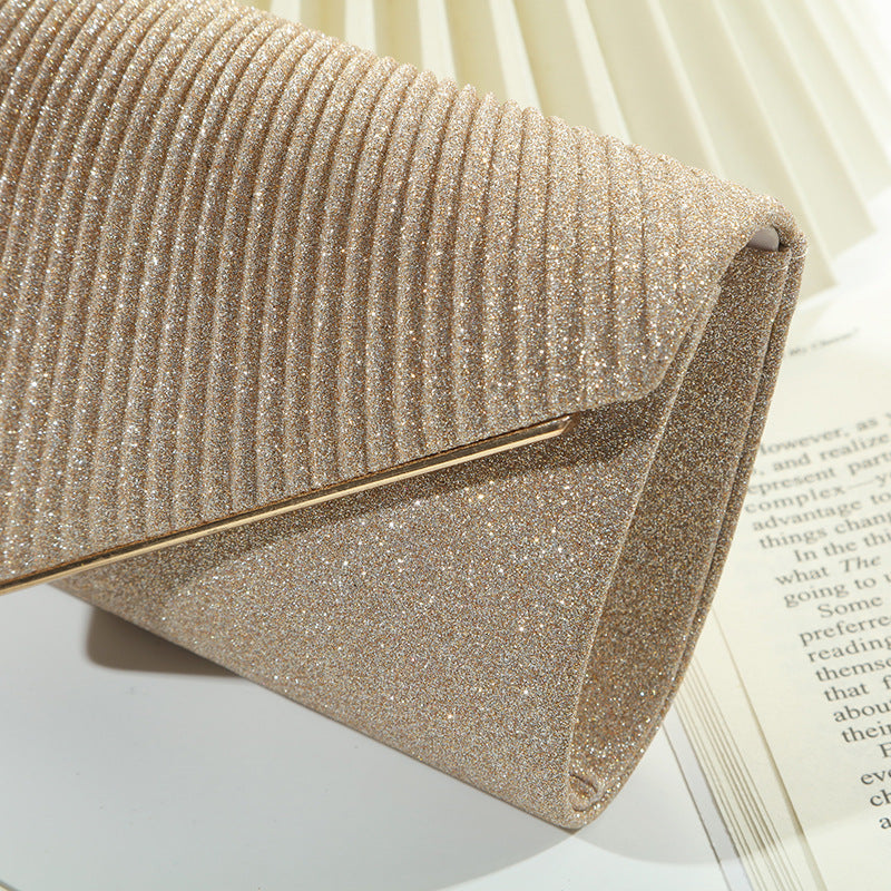 polyester solid color square evening bags