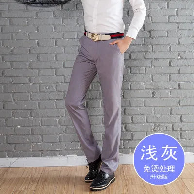 Men's Clothing Male Western-Style Trousers Slim Western-Style Trousers