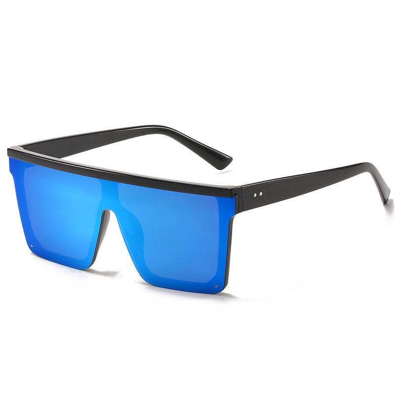 Square Oversized Big Flat Top High Quality Sunglasses UV Protection