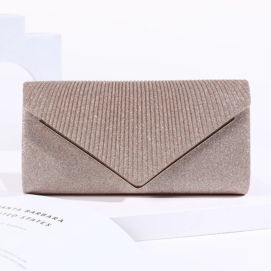 polyester solid color square evening bags