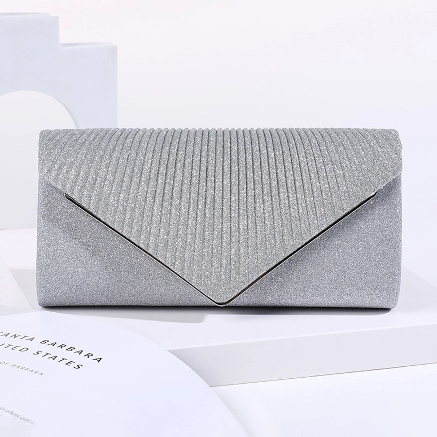 polyester solid color square evening bags